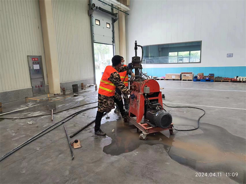 沙县厂房地面下沉塌陷注浆加固施工